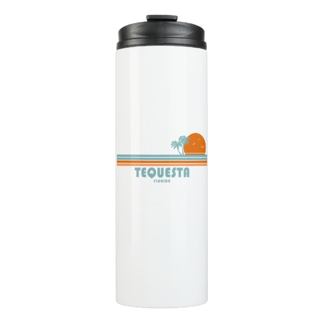 Termo Tequesta Florida Palmeras del Sol (Anverso)
