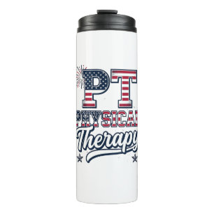 Termo Terapia Física Patriótica Diseño de Camiseta Vinta
