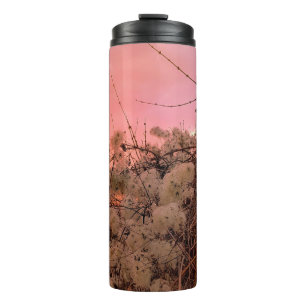 Termo Termal Tumbler Winter Sunset Y Clematis Vines