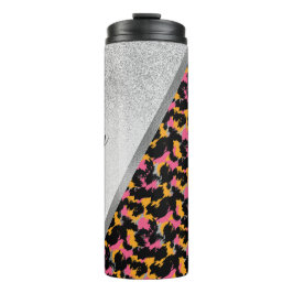 Termo Térmica con estampado de animal monograma nombre