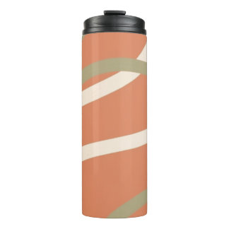 Termo Terracotta Linework Pattern | Cream & Olive