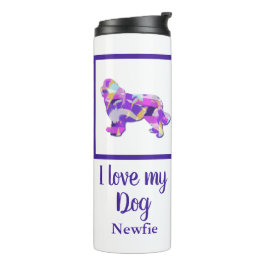 Termo Terranova / Newfie Perro Silhouette Purple PY&B