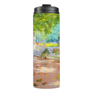 Termo Terraza vintage, dibujo de Prospect Park (1887)