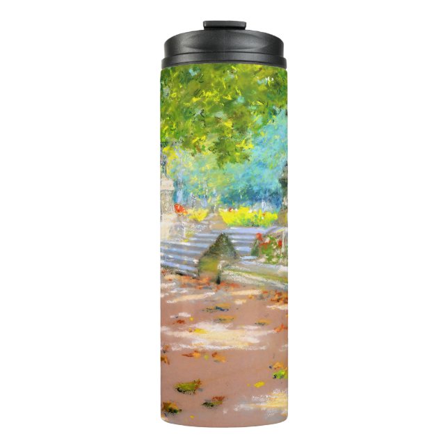 Termo Terraza vintage, dibujo de Prospect Park (1887) (Anverso)