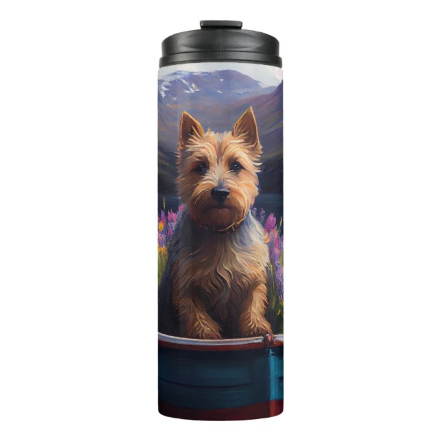 Termo Terrier Australiano en Paddle: Una Aventura Escéni (Anverso)