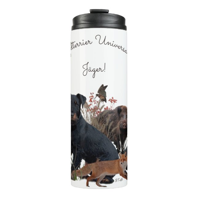 Termo Terrier de caza alemán (Jagdterrier) (Anverso)