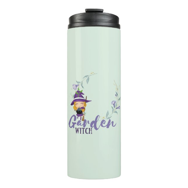 Termo TESTIGO DE JARDÍN - Personaliza con texto, hechizo (Anverso)