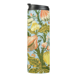 Termo Textil Clásico Barroco Floral Frutas Damask