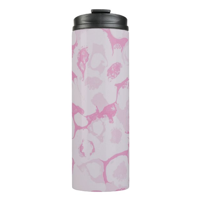 TERMO TEXTIL DE FLORES ROSA Y BLANCA (Anverso)