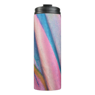 Termo Textil verde azul rosa