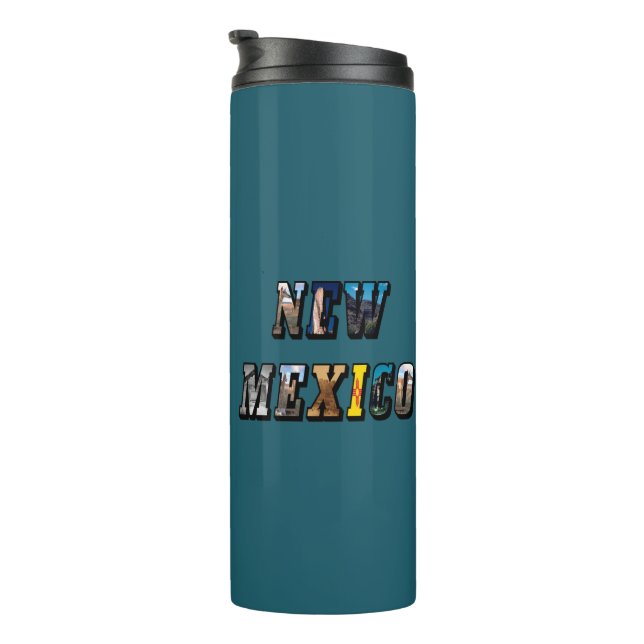 Termo Texto de imagen de Nuevo México (Rotado hacia la derecha)