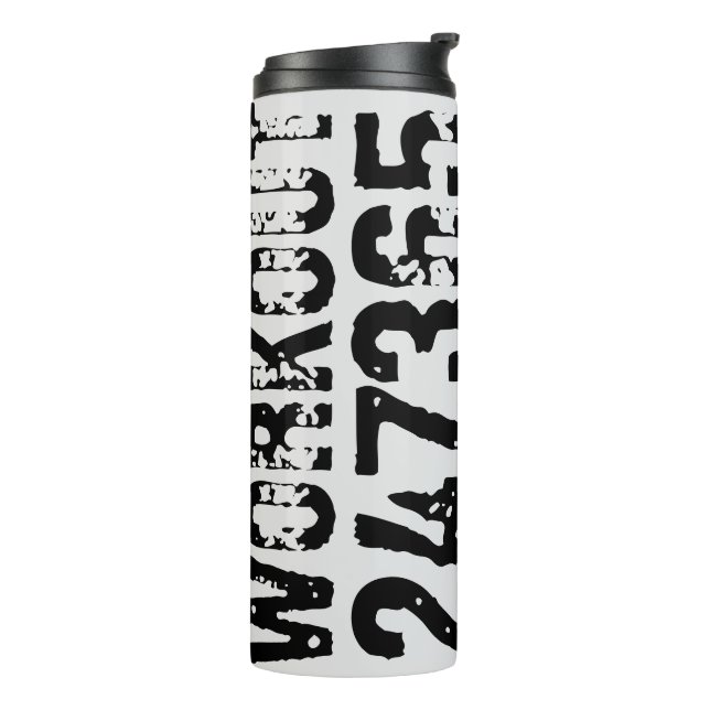 Termo Texto desgastado y raspado Workout 247365 negro (Rotado hacia la izquierda)