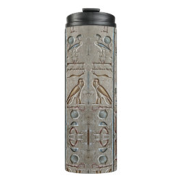 Termo Texto grabado del lenguaje del Antiguo Egipto Jero