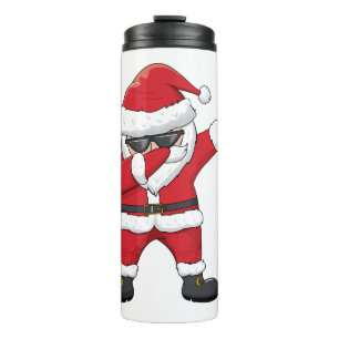 Termo Texto Personalizado Santa Bailando Dabbing