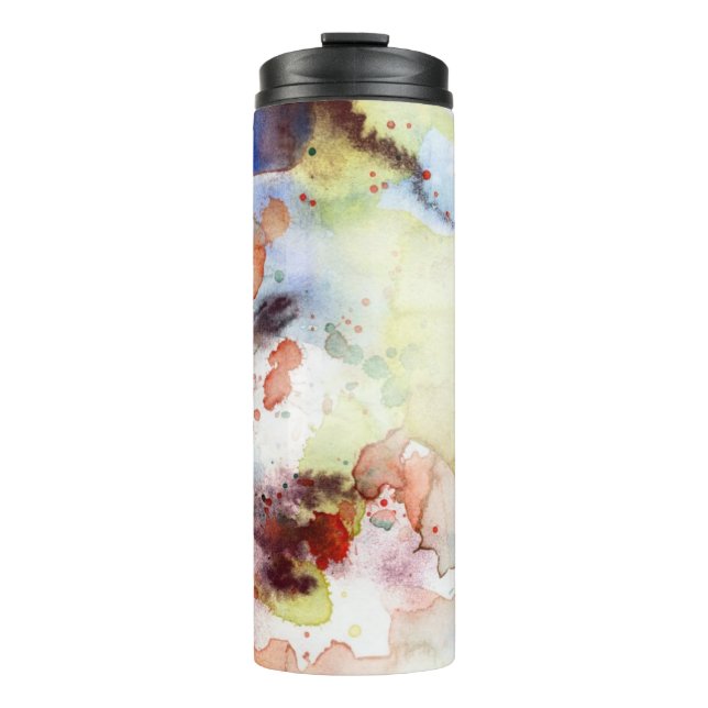 Termo Textura abstracta del grunge de la acuarela con la (Anverso)