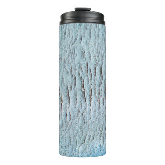 Termo Textura azul del lienzo de arte