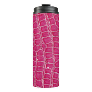 Termo Textura con patrones de ligador rosa
