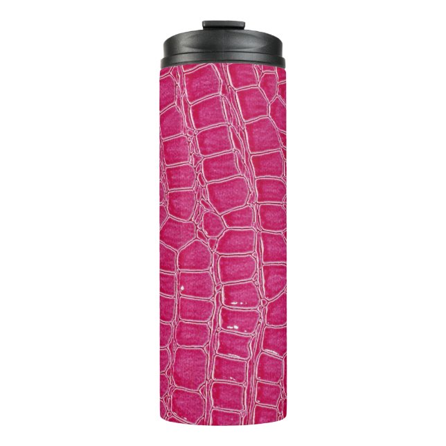 Termo Textura con patrones de ligador rosa (Anverso)