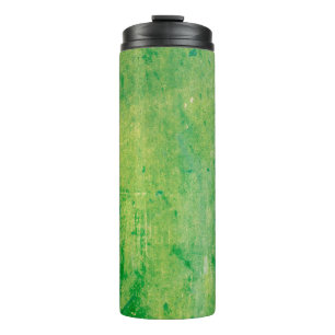 Termo Textura de color verde metalizado pintado