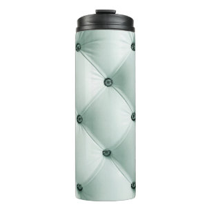 Termo Textura de cuero blanco en abstracto de lujo, b