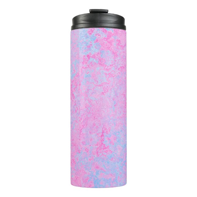 Termo Textura de fondo azul rosa claro (Anverso)
