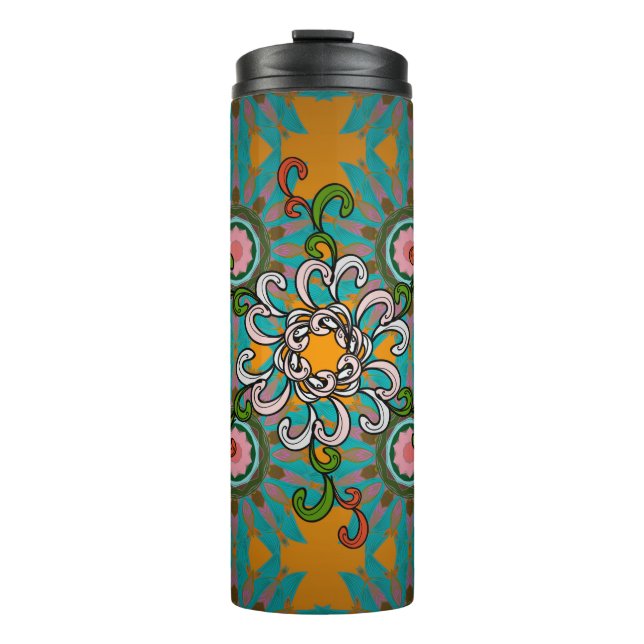 Termo Textura de fondo, fondo de pantalla, tema floral e (Anverso)