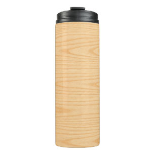 Termo Textura de grano de madera de roble con luz natura