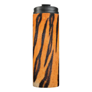 Termo Textura de impresión del tigre