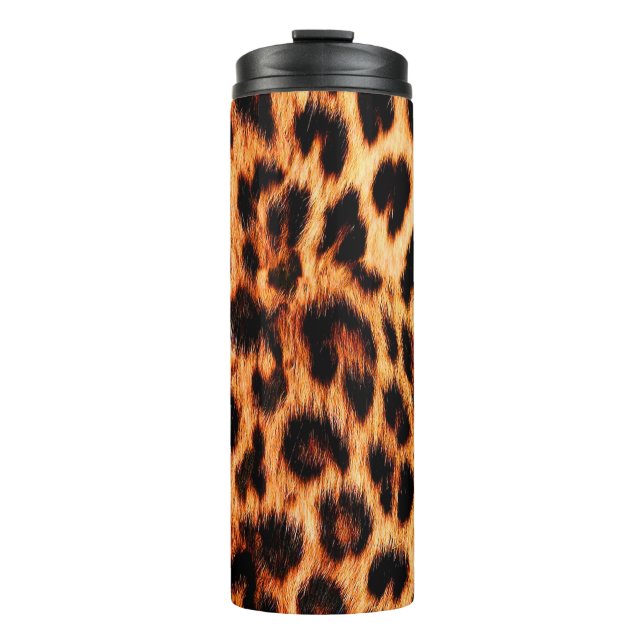 Termo Textura de leopardo, patrón de animales africanos  (Anverso)