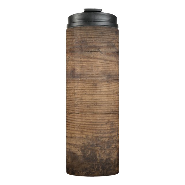 Termo Textura de madera marrón Resumen fondo (Anverso)
