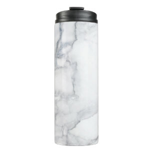 Termo Textura de mármol blanco