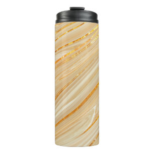 Termo Textura de mármol dorado