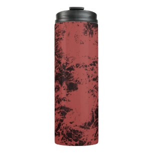 Termo Textura de mármol rojo de terracota