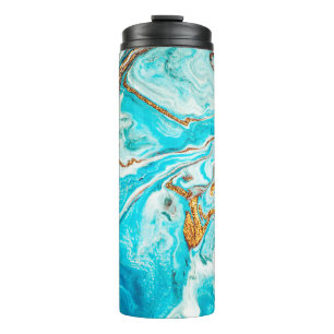 Termo Textura de mármol. Técnica oriental. Barra contemp