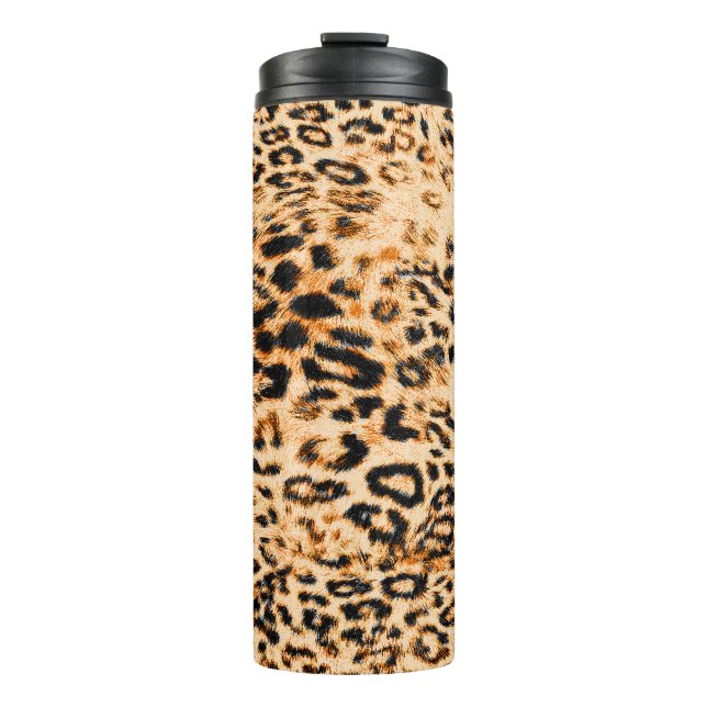Termo Textura de piel de leopardo, patrón de leopardo (Anverso)