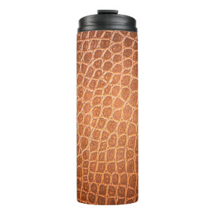 Termo Textura de piel marrón para el fondo