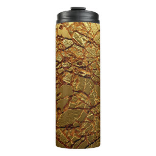 Termo Textura dorada de lujo.