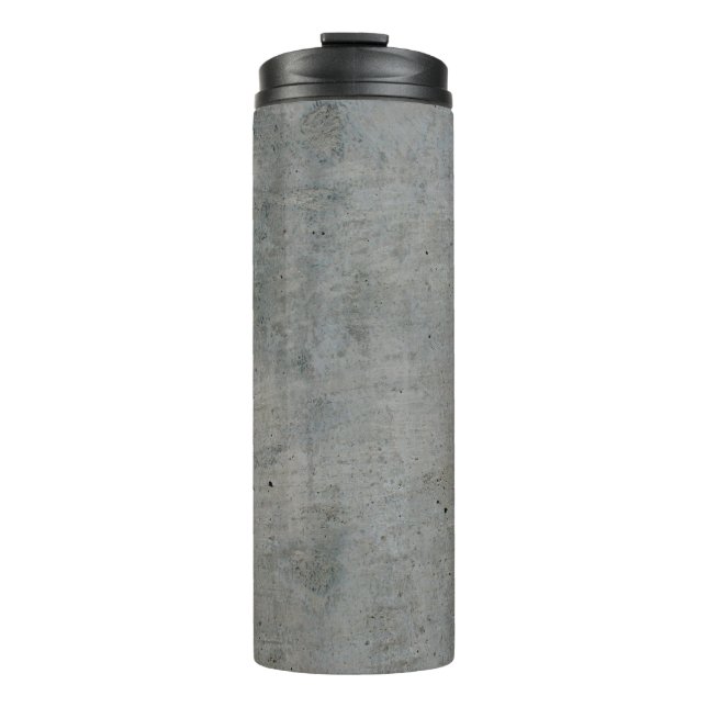 Termo Textura gris de pared de cemento concreto (Anverso)
