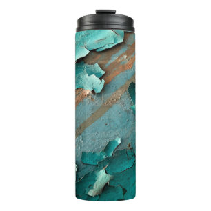 Termo textura metalizado con arañazos y chaquetas, a