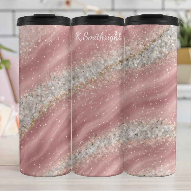 Termo Textura Purpurina plateado de Swirls rosa (Subido por el creador)
