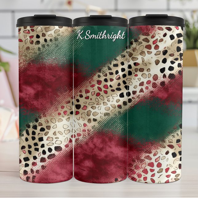 Termo Textured Patchwork Animal Print Pattern (Subido por el creador)