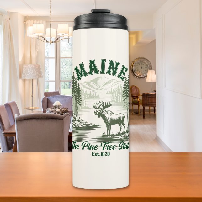 Termo The Pine Tree State Mountain Forest View (Subido por el creador)