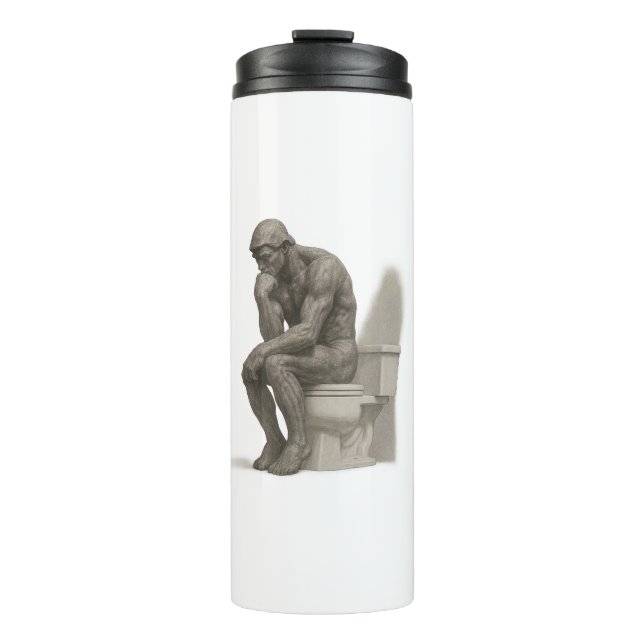 Termo The Thinker on the Throne – Classical Charcoal Sty (Anverso)