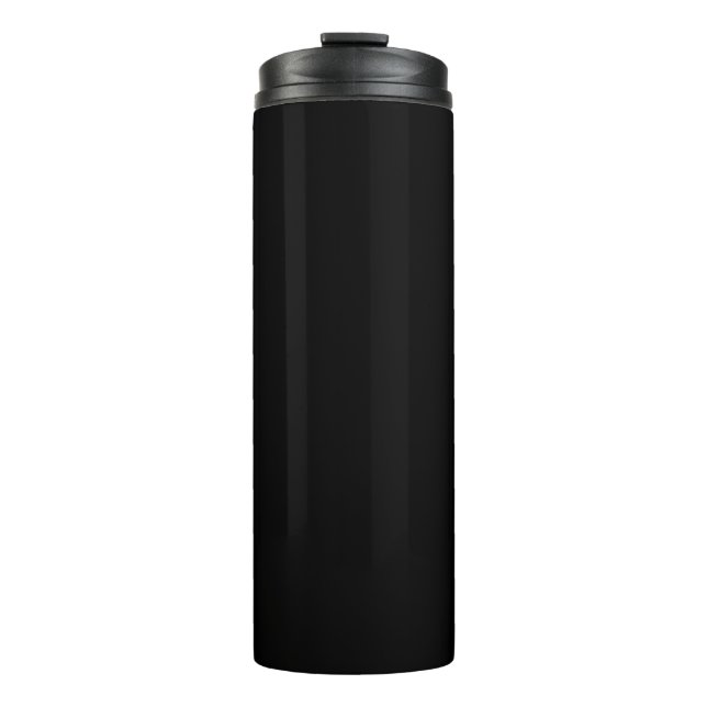 Termo Thermal Tumbler Solid Black (Anverso)