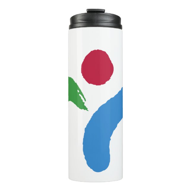 Termo Thermal Tumbler with flag of Seoul, South Korea (Anverso)