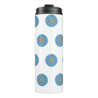 Termo Thermal Tumbler with hand- drawn mandala design