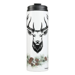 Termo Thermosbecher mit Hirsch-Motiv