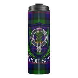 Termo Thomson Scottish Clan Tartan & Crest