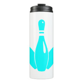 Termo Three Bowling Pins Aqua Blue