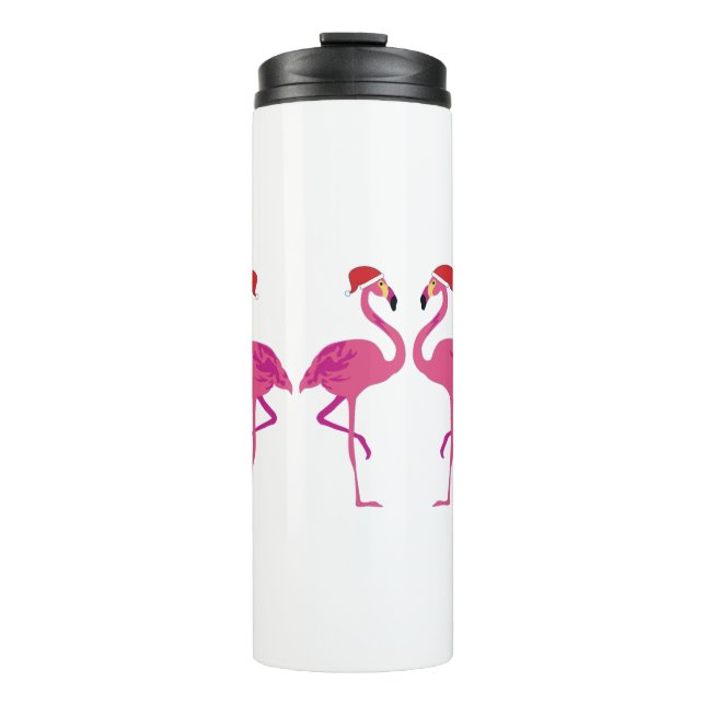 Termo Three Christmas Flamingos (Anverso)